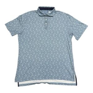 122 RALPH LAUREN Men’s Classic Fit Performance ‘Croquet’ Polo - Blue, Medium